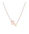 Alphabet Silver Necklace f SPE-5572